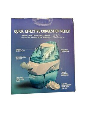 Navage Essentials Bundle - Nasal Irrigation System - Saline Nasal Damaged Box